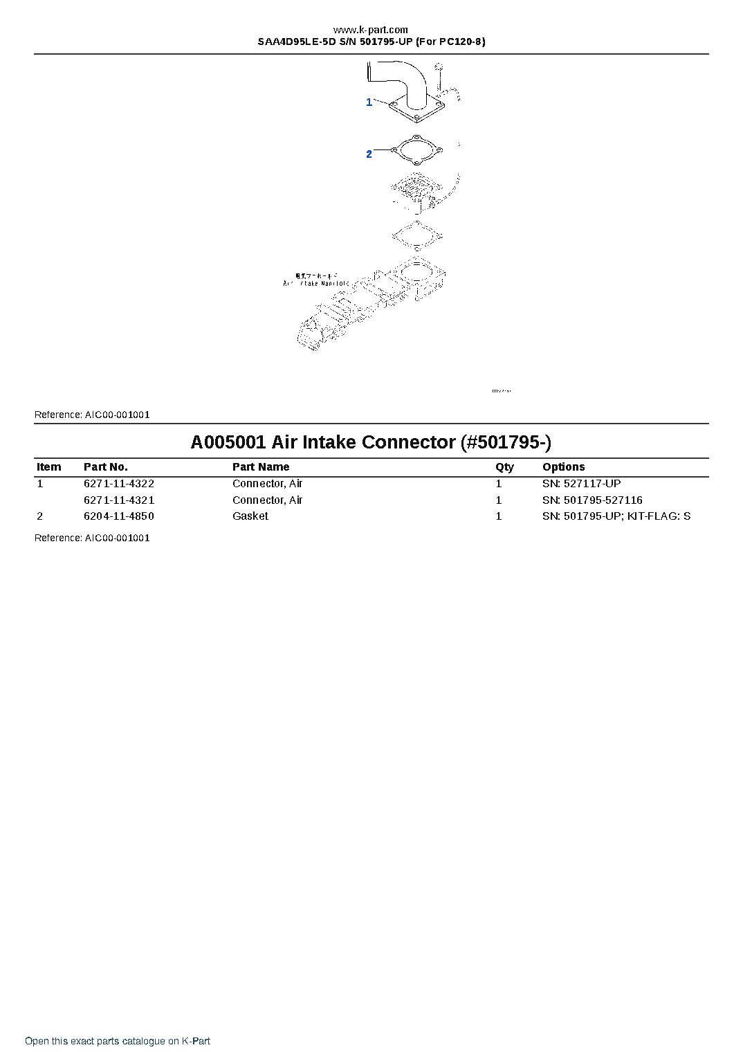 SAA4D95LE-5D S/N 501795-UP (For PC120-8) – sample page 5 SAA4D95LE-5D S/N 501795-UP (For PC120-8) – sample page 5