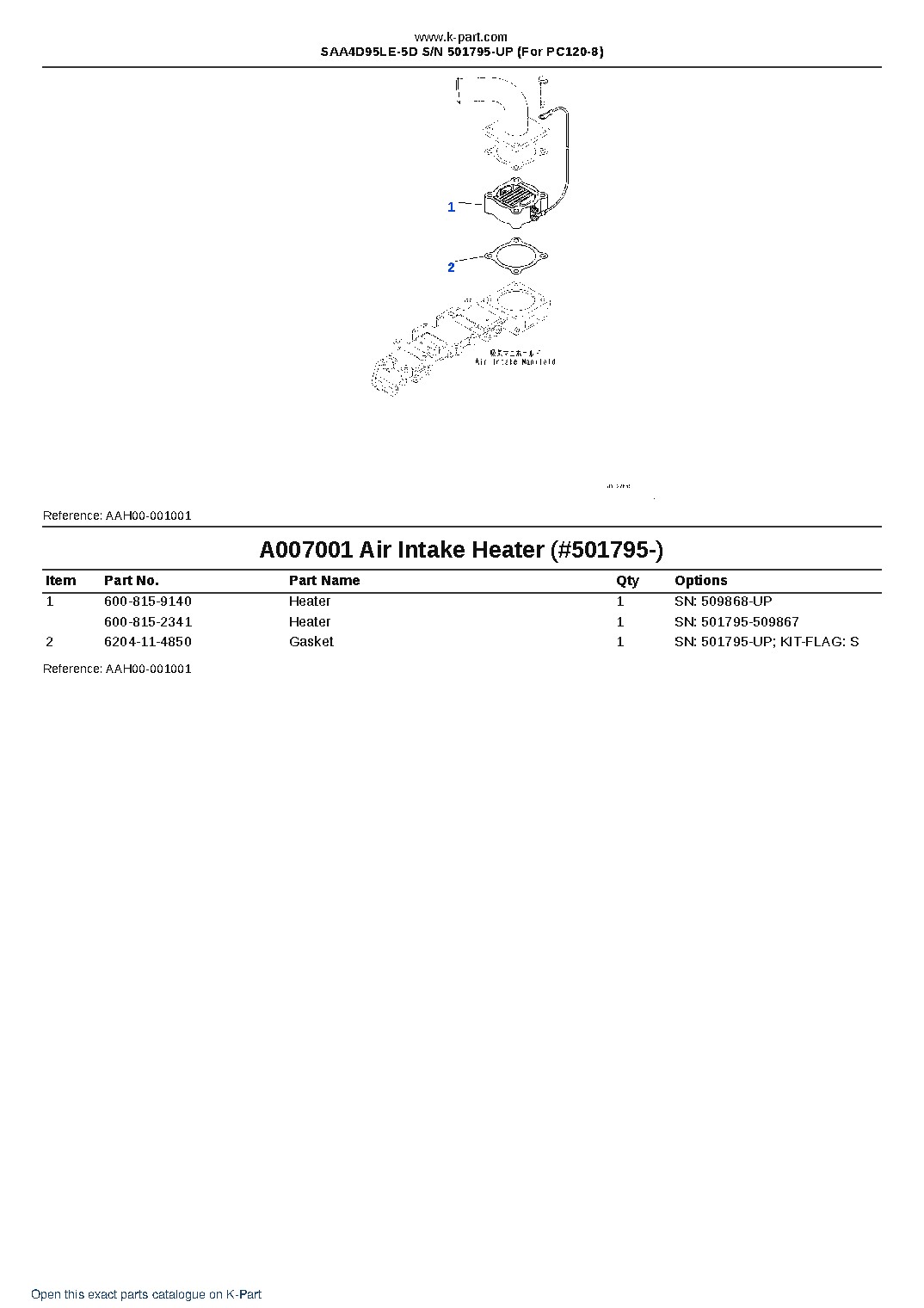 SAA4D95LE-5D S/N 501795-UP (For PC120-8) – sample page 7 SAA4D95LE-5D S/N 501795-UP (For PC120-8) – sample page 7