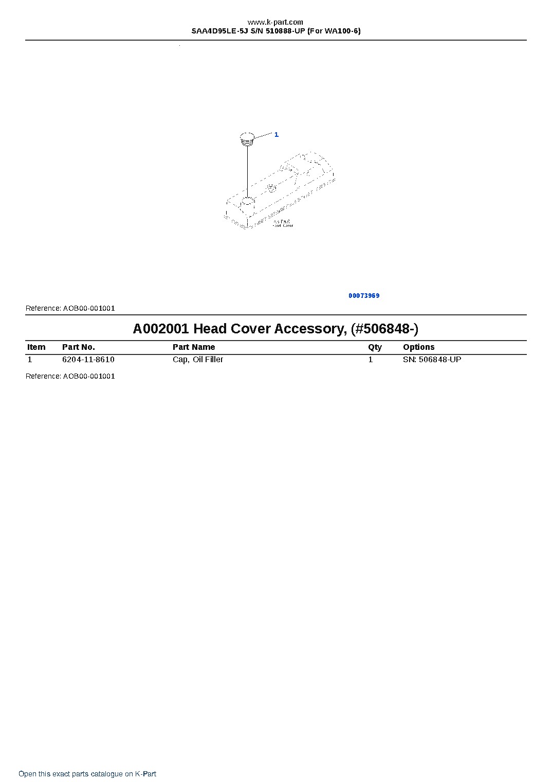 SAA4D95LE-5J S/N 510888-UP (For WA100-6) – sample page 2 SAA4D95LE-5J S/N 510888-UP (For WA100-6) – sample page 2