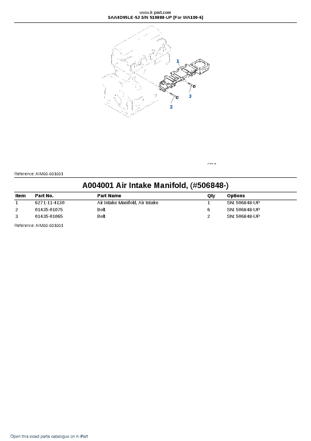 SAA4D95LE-5J S/N 510888-UP (For WA100-6) – sample page 4 SAA4D95LE-5J S/N 510888-UP (For WA100-6) – sample page 4