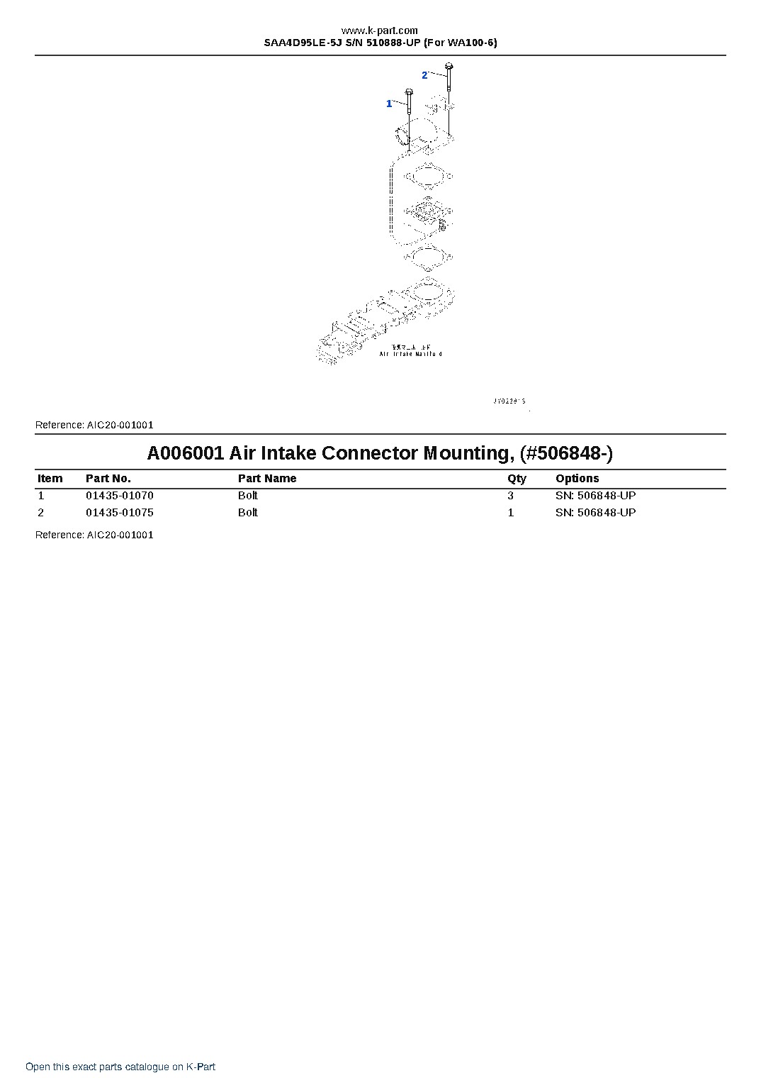 SAA4D95LE-5J S/N 510888-UP (For WA100-6) – sample page 6 SAA4D95LE-5J S/N 510888-UP (For WA100-6) – sample page 6