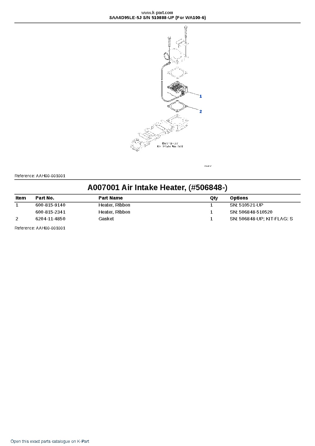 SAA4D95LE-5J S/N 510888-UP (For WA100-6) – sample page 7 SAA4D95LE-5J S/N 510888-UP (For WA100-6) – sample page 7