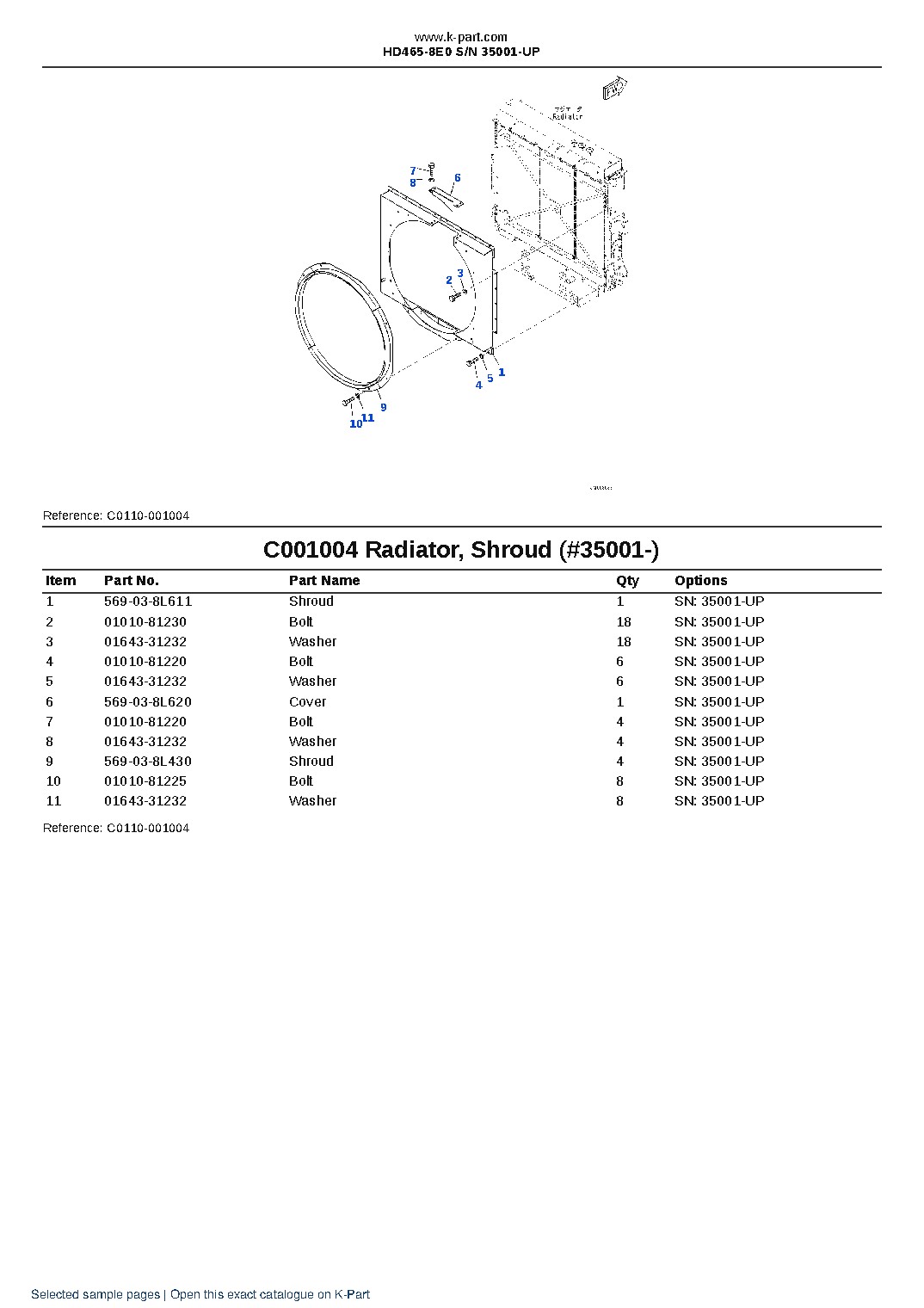 HD465-8E0 S/N 35001-UP – sample page 9