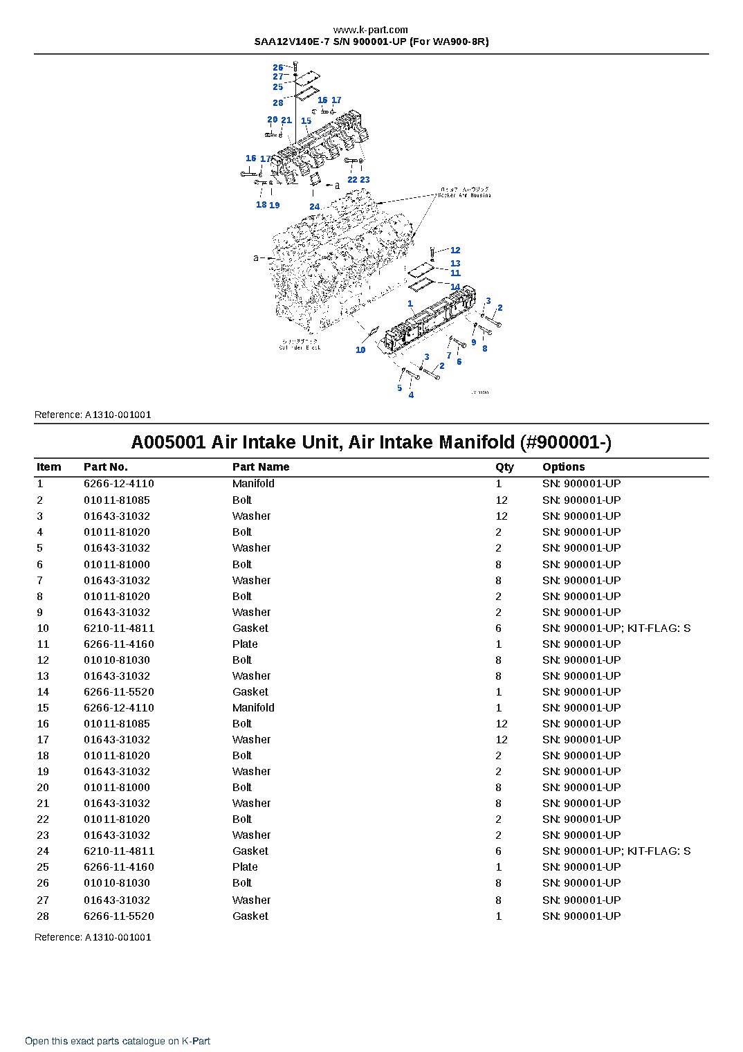 SAA12V140E-7 S/N 900001-UP (For WA900-8R) – sample page 6 SAA12V140E-7 S/N 900001-UP (For WA900-8R) – sample page 6