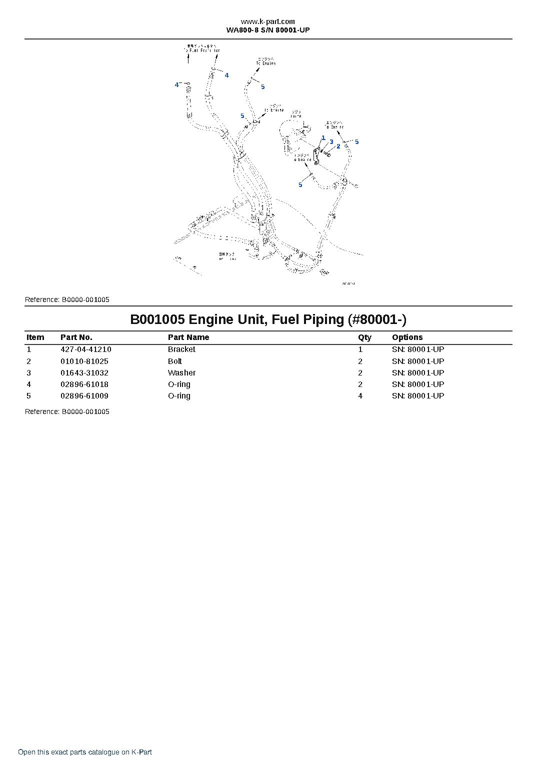 WA800-8 S/N 80001-UP – sample page 6