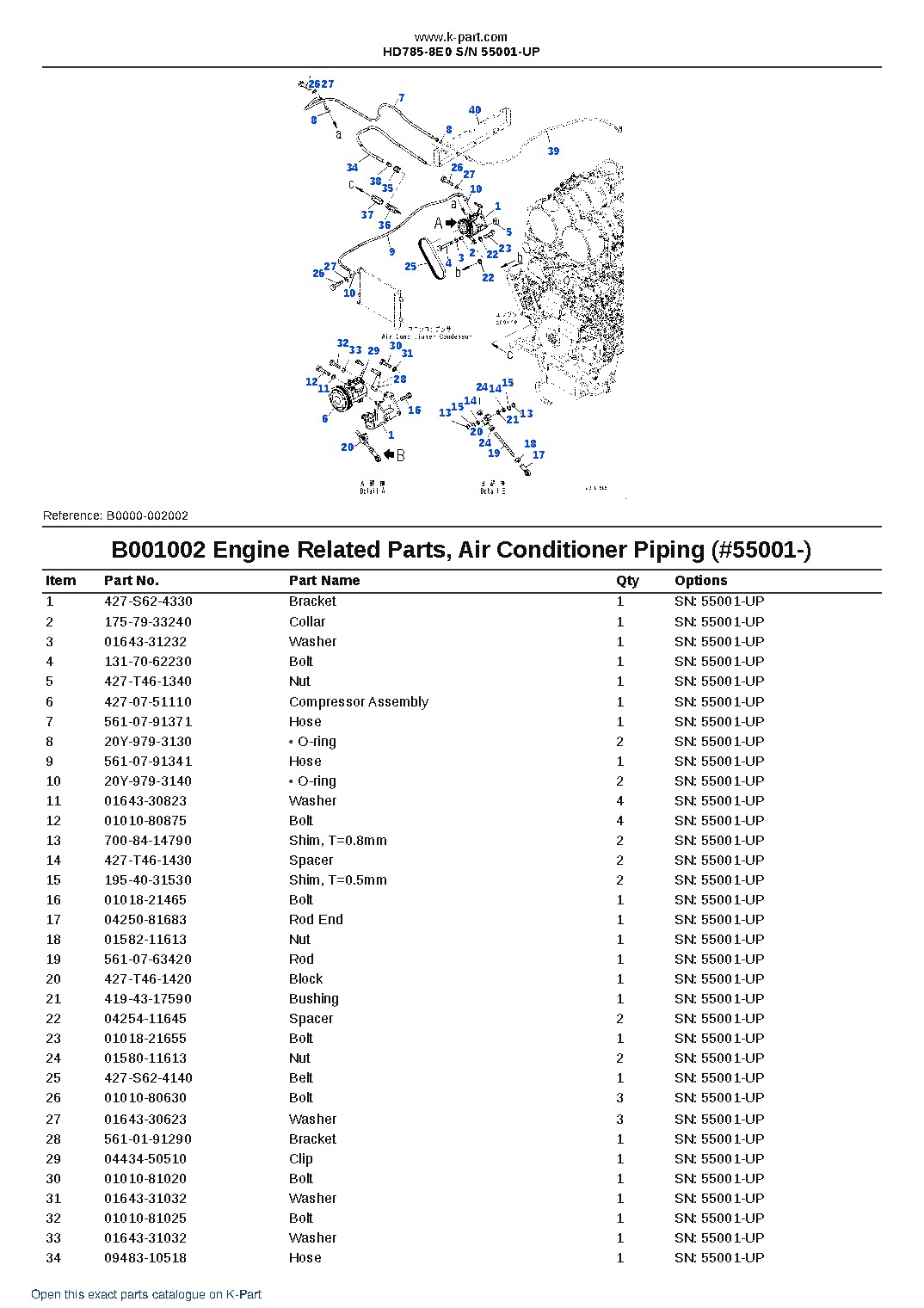 HD785-8E0 S/N 55001-UP – sample page 3 HD785-8E0 S/N 55001-UP – sample page 3
