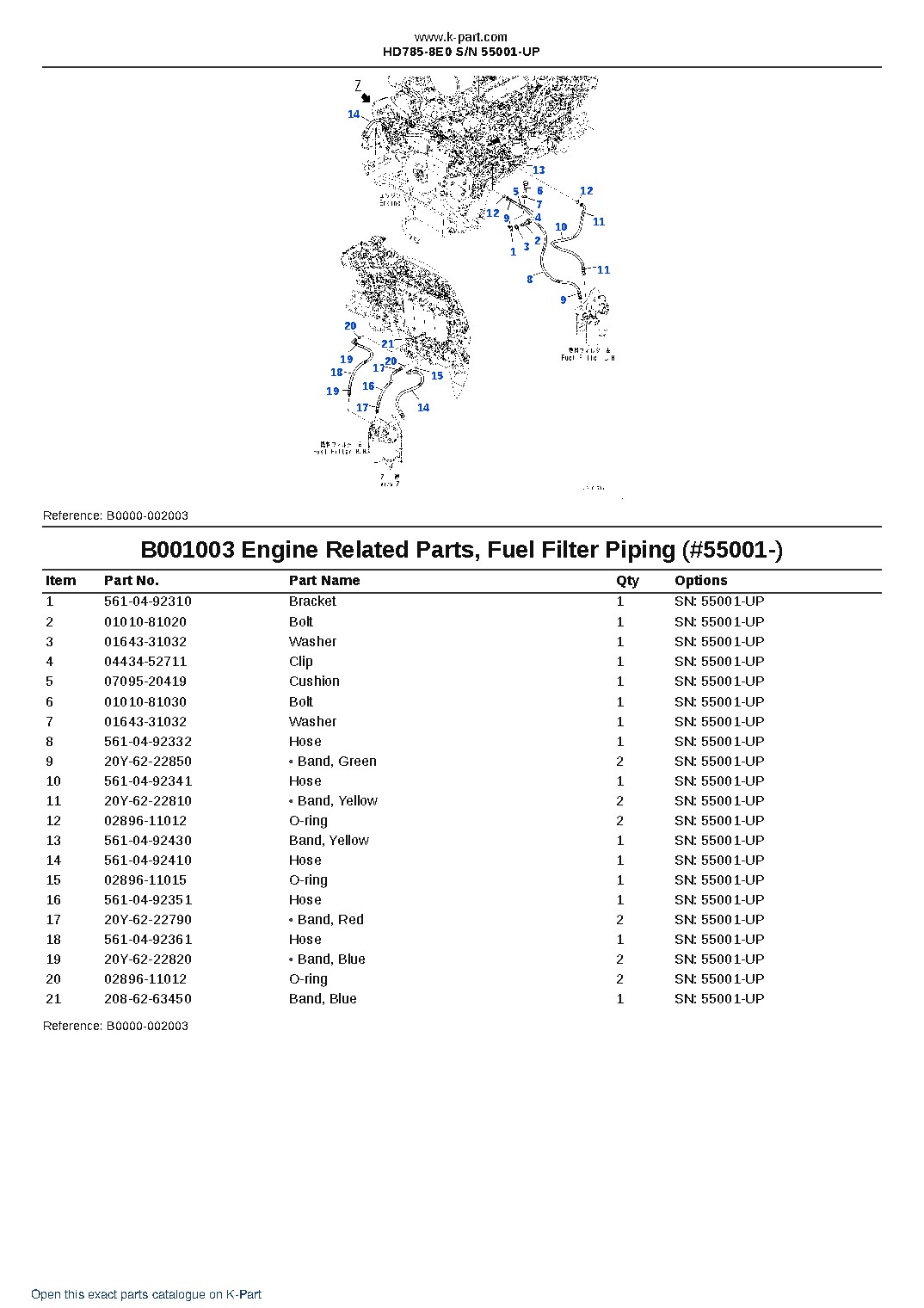 HD785-8E0 S/N 55001-UP – sample page 5 HD785-8E0 S/N 55001-UP – sample page 5