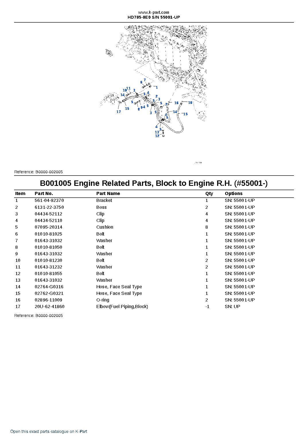 HD785-8E0 S/N 55001-UP – sample page 7 HD785-8E0 S/N 55001-UP – sample page 7