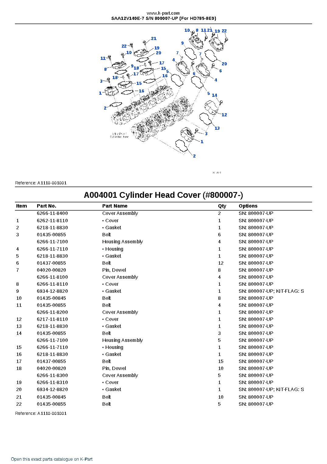 SAA12V140E-7 S/N 800007-UP (For HD785-8E0) – sample page 5