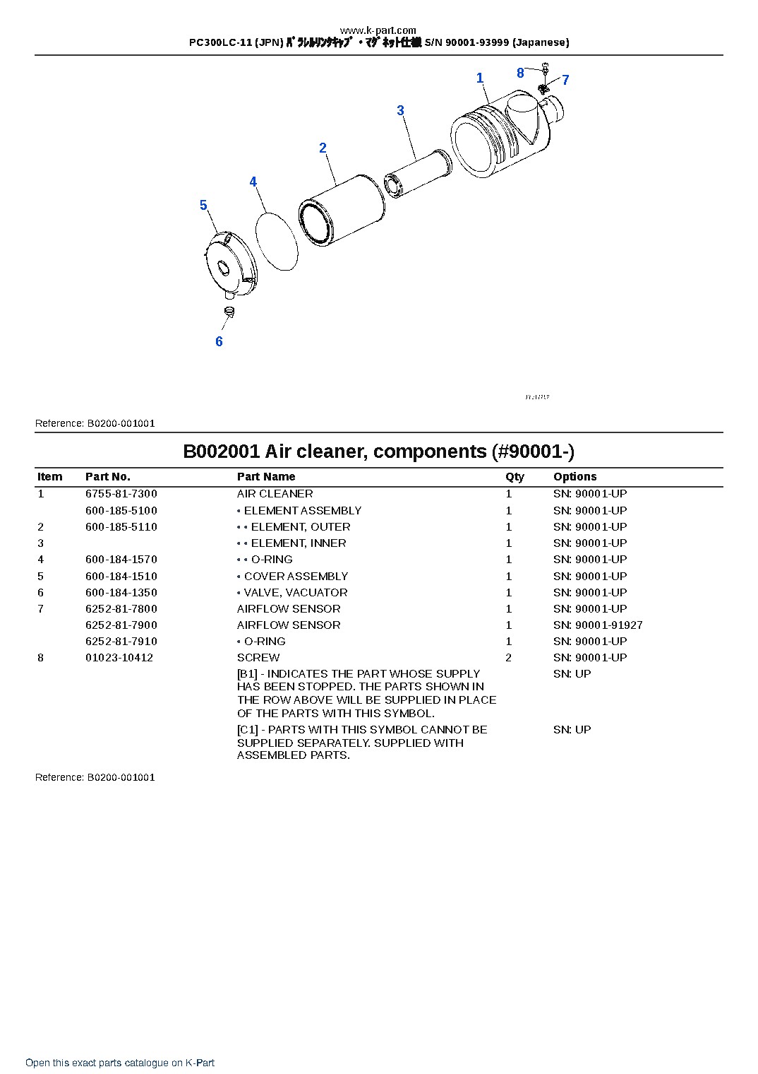 PC300LC-11 (JPN) ﾊﾟﾗﾚﾙﾘﾝｸｷｬﾌﾞ・ﾏｸﾞﾈｯﾄ仕様 S/N 90001-93999 (Japanese) – sample page 7