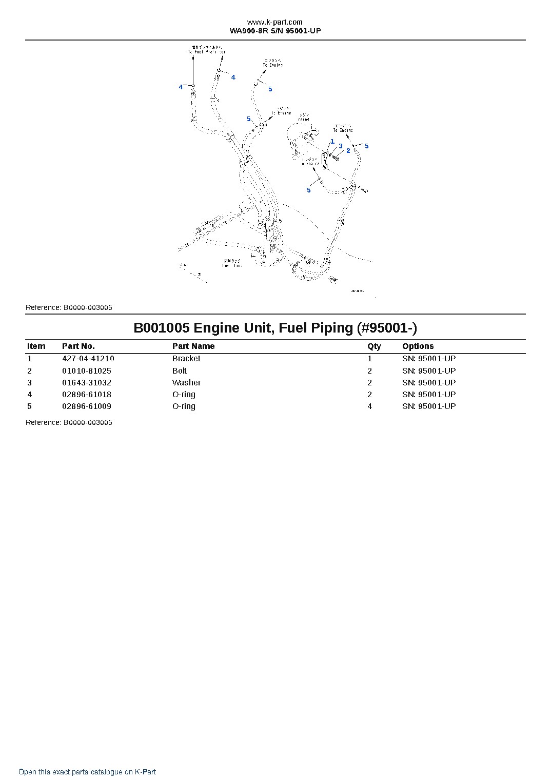 WA900-8R S/N 95001-UP – sample page 6 WA900-8R S/N 95001-UP – sample page 6
