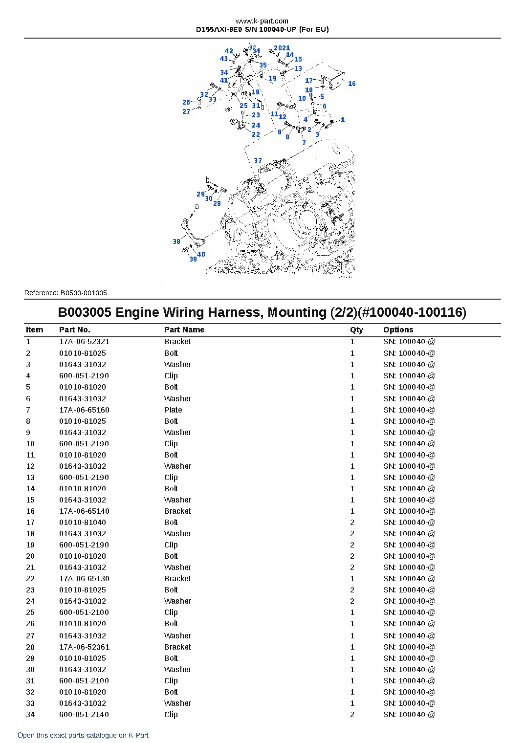D155AXI-8E0 S/N 100040-UP (For EU) – sample page 10 D155AXI-8E0 S/N 100040-UP (For EU) – sample page 10
