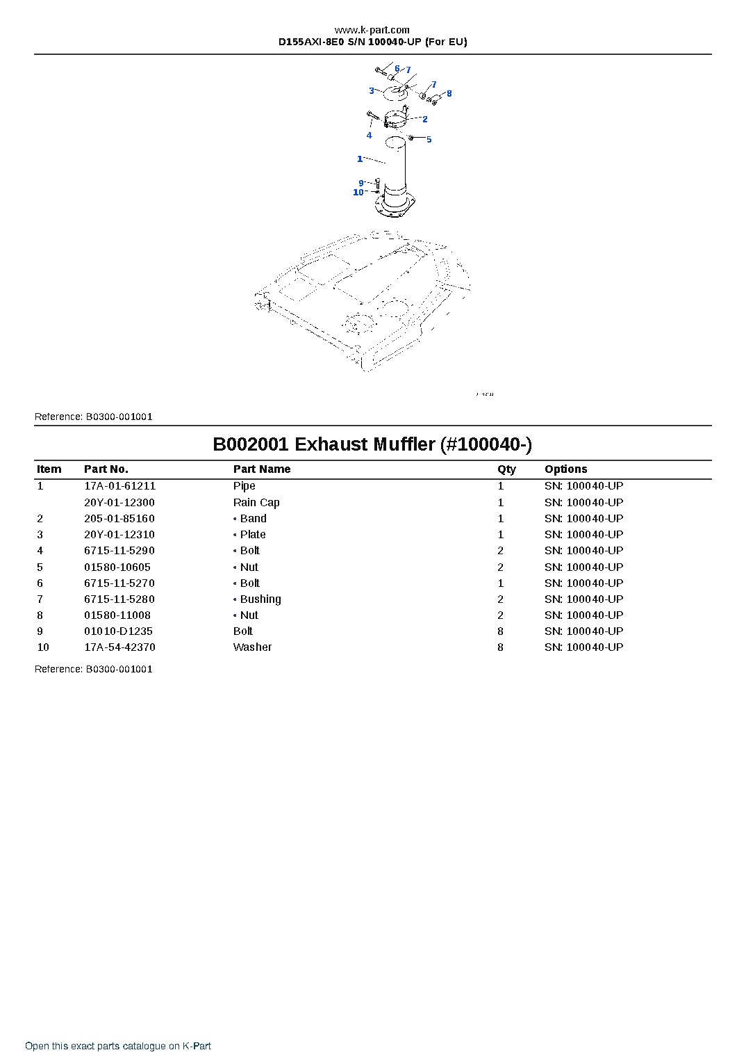 D155AXI-8E0 S/N 100040-UP (For EU) – sample page 4 D155AXI-8E0 S/N 100040-UP (For EU) – sample page 4