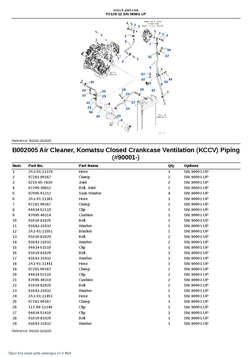 PC130-11 S/N 90001-UP – sample page 10 PC130-11 S/N 90001-UP – sample page 10