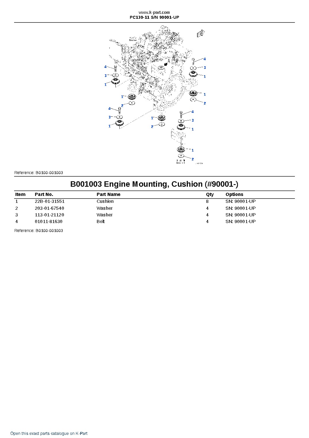 PC130-11 S/N 90001-UP – sample page 3 PC130-11 S/N 90001-UP – sample page 3