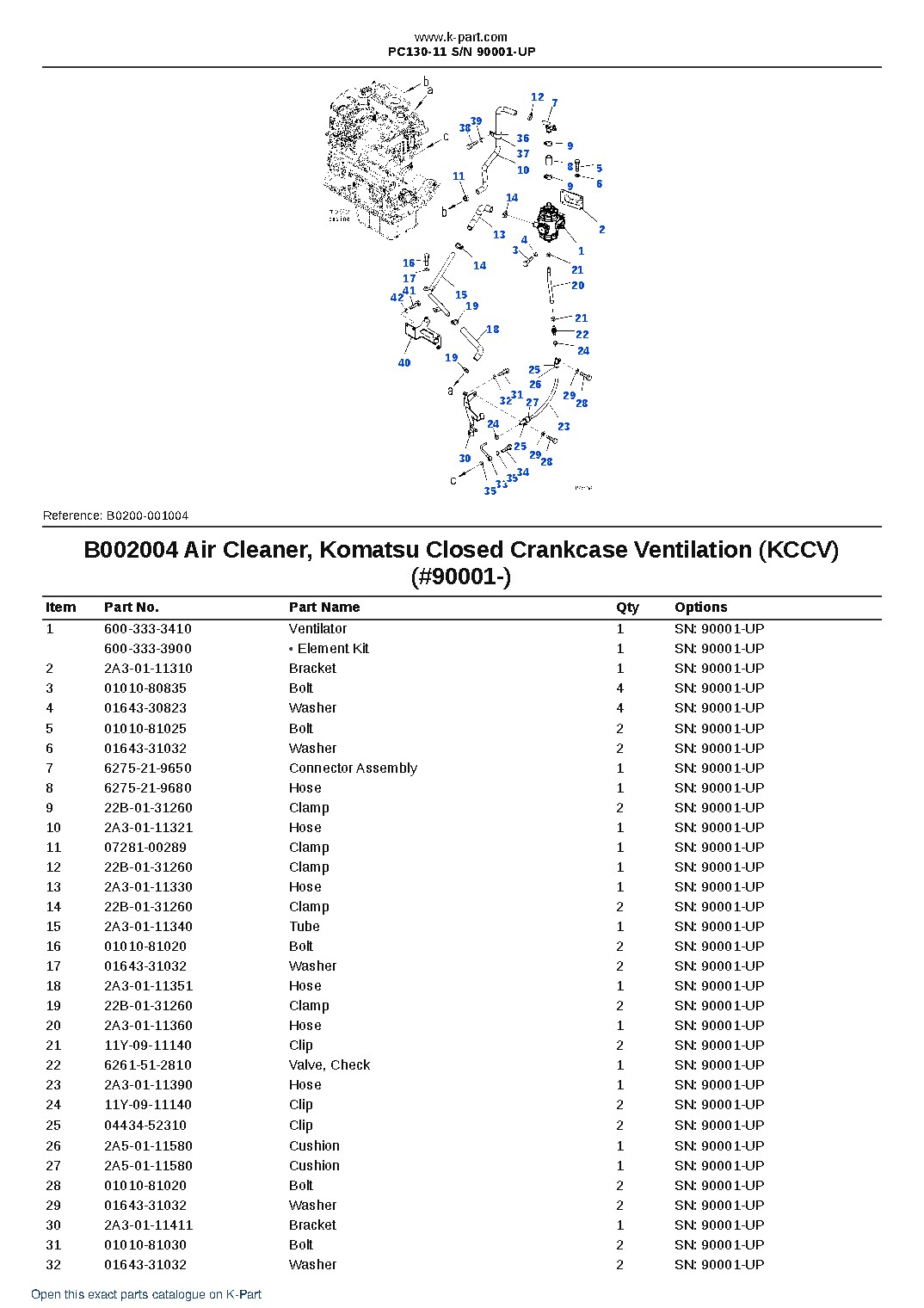 PC130-11 S/N 90001-UP – sample page 8 PC130-11 S/N 90001-UP – sample page 8