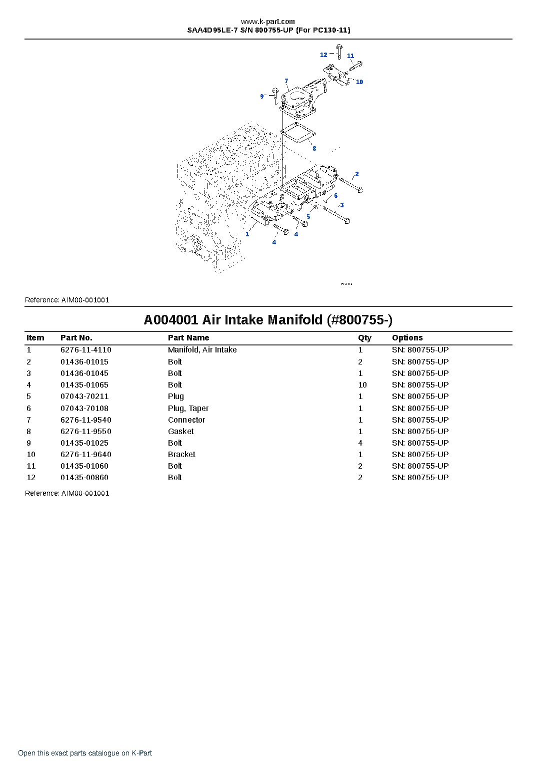 SAA4D95LE-7 S/N 800755-UP (For PC130-11) – sample page 4 SAA4D95LE-7 S/N 800755-UP (For PC130-11) – sample page 4
