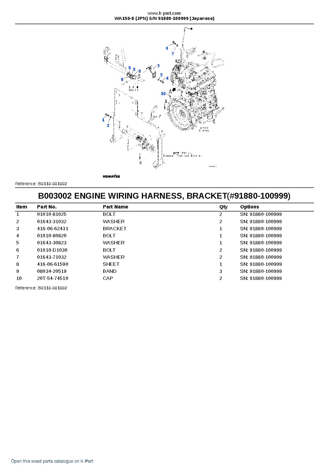 WA150-8 (JPN) S/N 91880-100999 (Japanese) – sample page 5 WA150-8 (JPN) S/N 91880-100999 (Japanese) – sample page 5