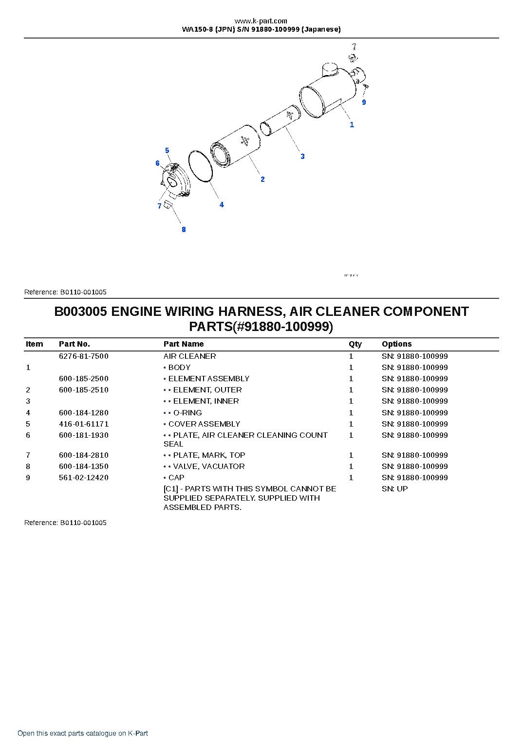 WA150-8 (JPN) S/N 91880-100999 (Japanese) – sample page 8 WA150-8 (JPN) S/N 91880-100999 (Japanese) – sample page 8