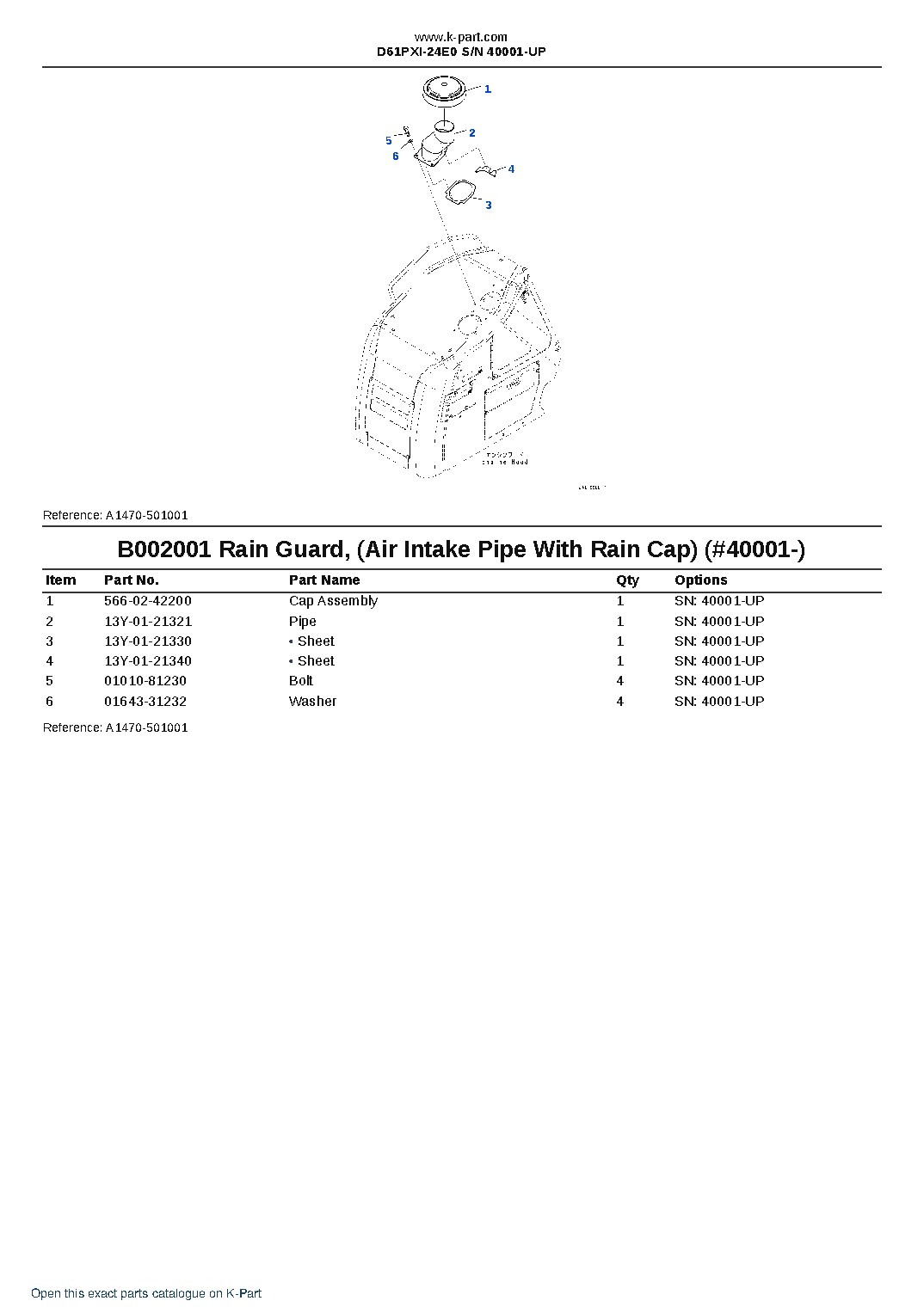 D61PXI-24E0 S/N 40001-UP – sample page 3 D61PXI-24E0 S/N 40001-UP – sample page 3
