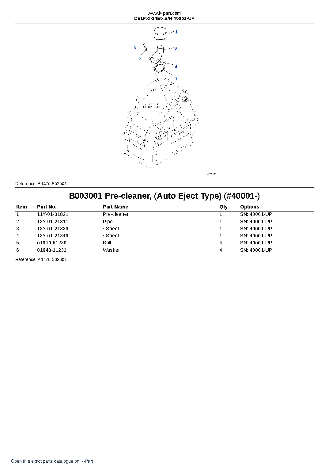 D61PXI-24E0 S/N 40001-UP – sample page 4 D61PXI-24E0 S/N 40001-UP – sample page 4