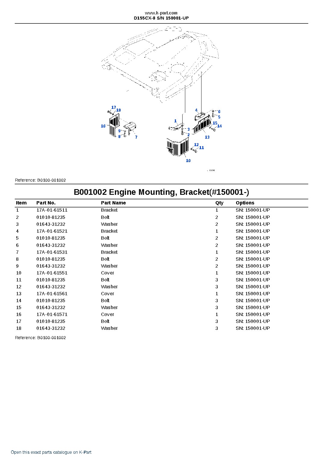 D155CX-8 S/N 150001-UP – sample page 2 D155CX-8 S/N 150001-UP – sample page 2