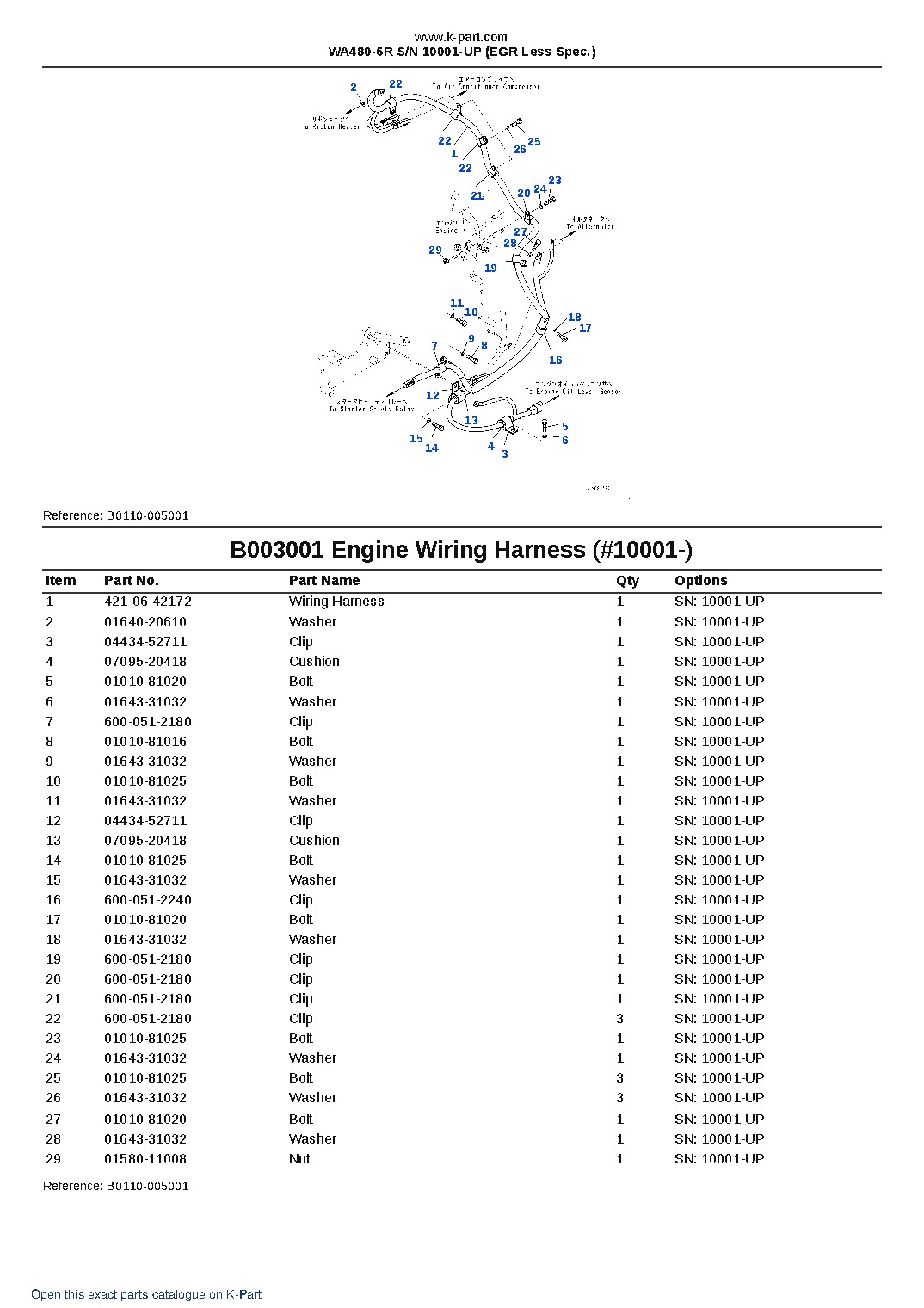 WA480-6R S/N 10001-UP (EGR Less Spec.) – sample page 8 WA480-6R S/N 10001-UP (EGR Less Spec.) – sample page 8