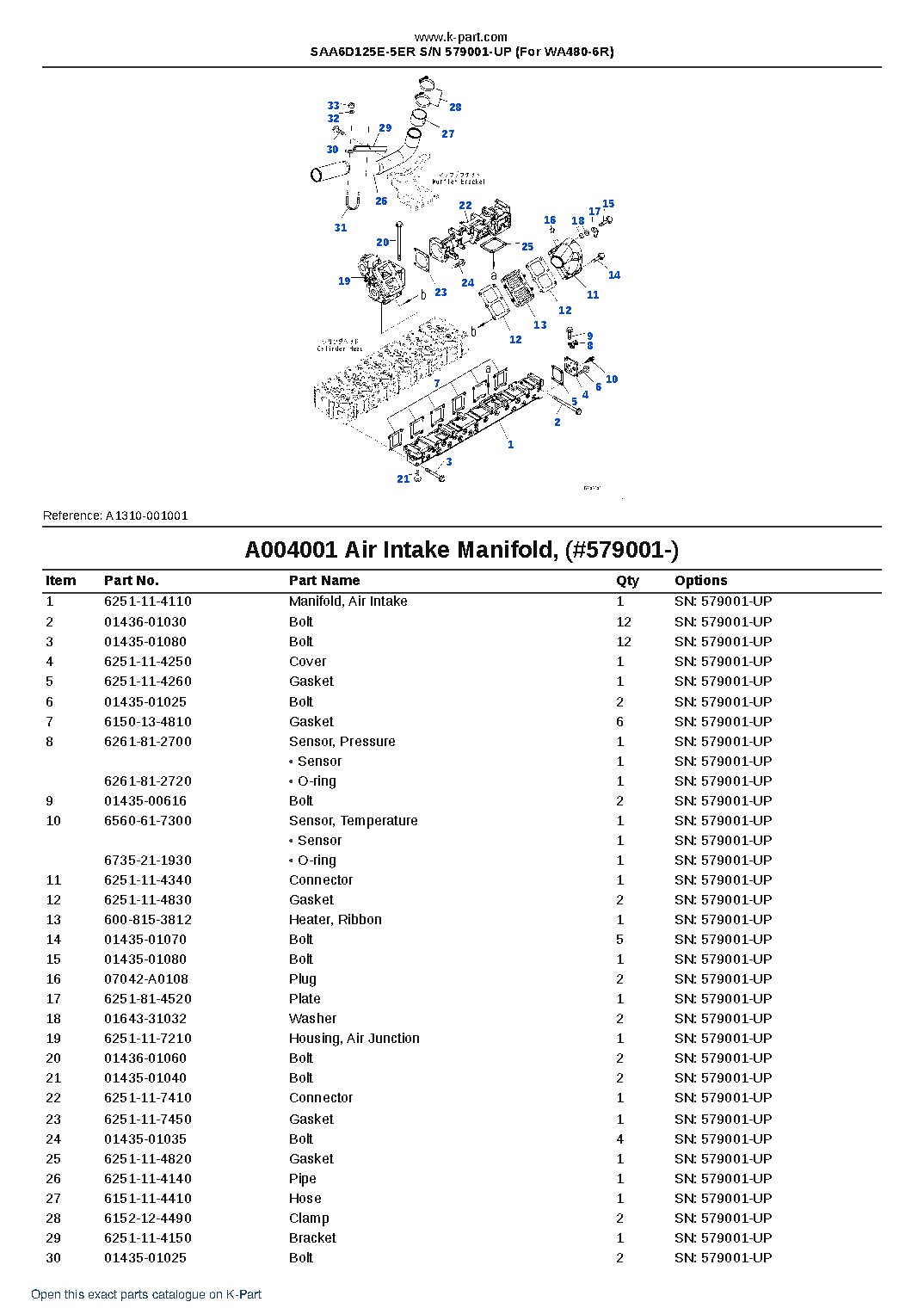 SAA6D125E-5ER S/N 579001-UP (For WA480-6R) – sample page 5 SAA6D125E-5ER S/N 579001-UP (For WA480-6R) – sample page 5