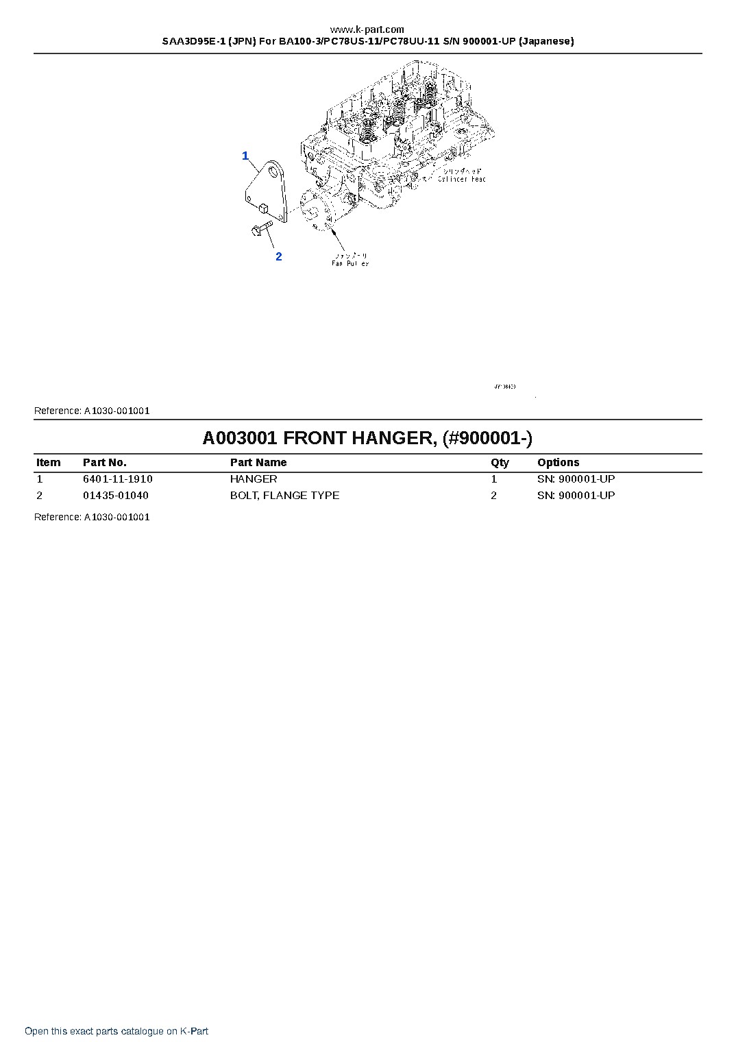 SAA3D95E-1 (JPN) For BA100-3/PC78US-11/PC78UU-11 S/N 900001-UP (Japanese) – sample page 4 SAA3D95E-1 (JPN) For BA100-3/PC78US-11/PC78UU-11 S/N 900001-UP (Japanese) – sample page 4