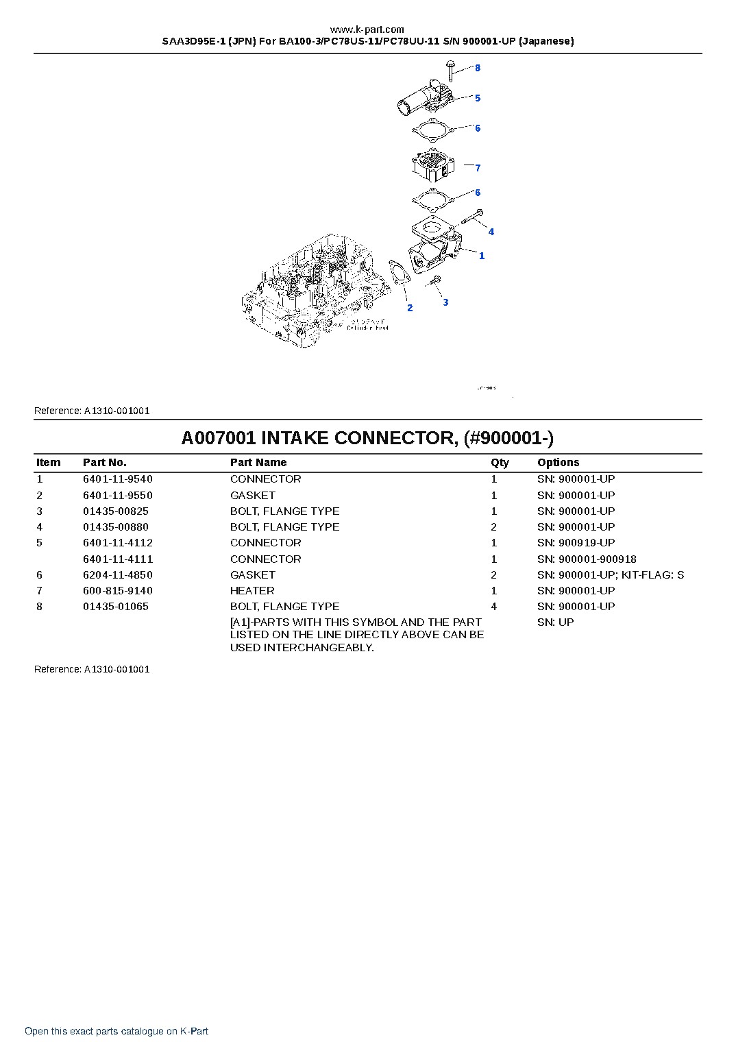 SAA3D95E-1 (JPN) For BA100-3/PC78US-11/PC78UU-11 S/N 900001-UP (Japanese) – sample page 8 SAA3D95E-1 (JPN) For BA100-3/PC78US-11/PC78UU-11 S/N 900001-UP (Japanese) – sample page 8