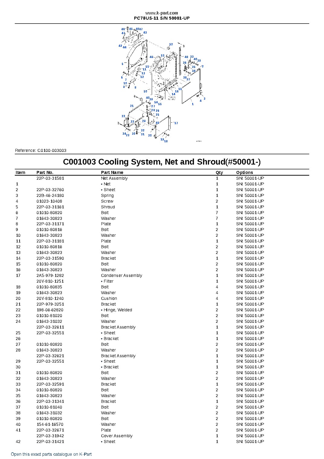 PC78US-11 S/N 50001-UP – sample page 9