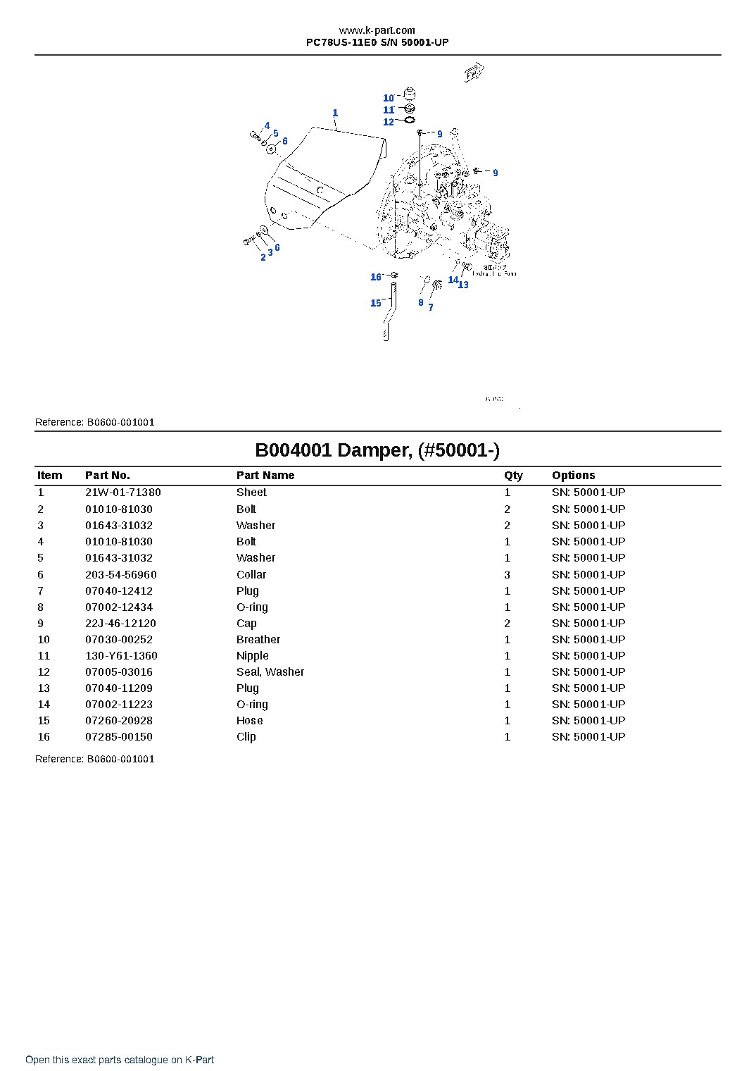 PC78US-11E0 S/N 50001-UP – sample page 5 PC78US-11E0 S/N 50001-UP – sample page 5