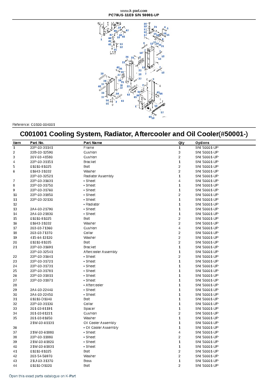 PC78US-11E0 S/N 50001-UP – sample page 6 PC78US-11E0 S/N 50001-UP – sample page 6