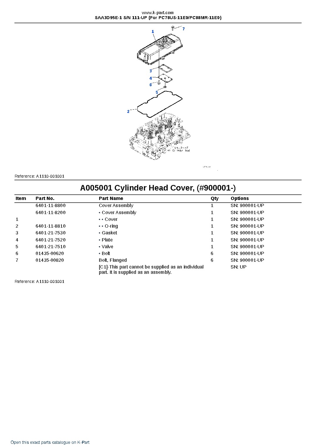 SAA3D95E-1 S/N 111-UP (For PC78US-11E0/PC88MR-11E0) – sample page 6 SAA3D95E-1 S/N 111-UP (For PC78US-11E0/PC88MR-11E0) – sample page 6