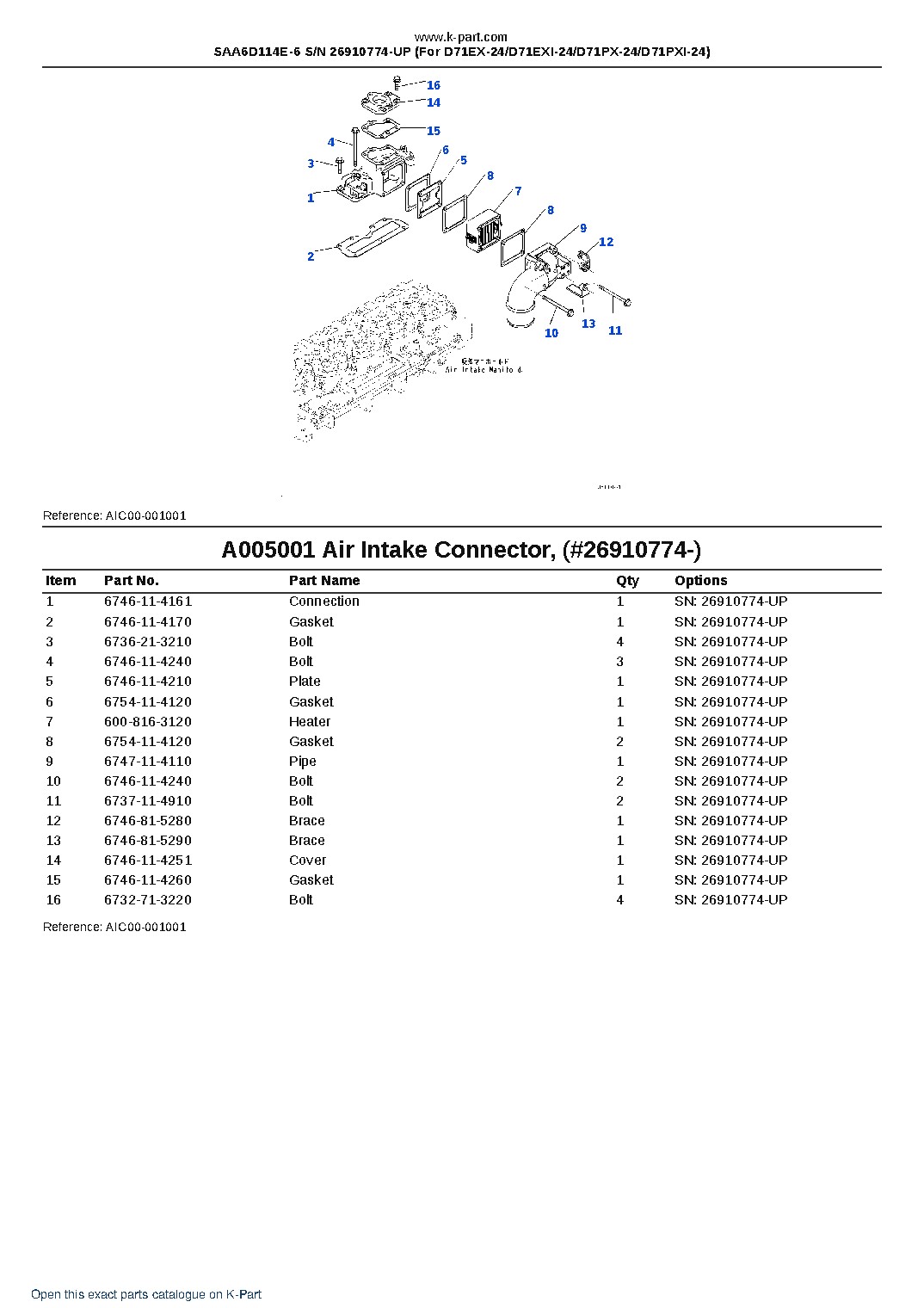 SAA6D114E-6 S/N 26910774-UP (For D71EX-24/D71EXI-24/D71PX-24/D71PXI-24) – sample page 5 SAA6D114E-6 S/N 26910774-UP (For D71EX-24/D71EXI-24/D71PX-24/D71PXI-24) – sample page 5