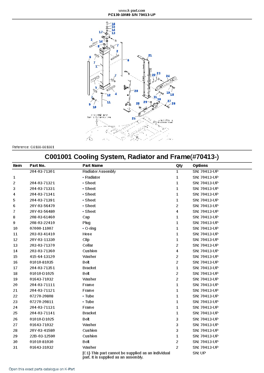 PC130-10M0 S/N 70413-UP – sample page 7 PC130-10M0 S/N 70413-UP – sample page 7