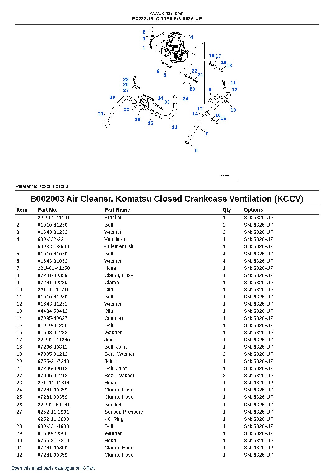 PC228USLC-11E0 S/N 6826-UP – sample page 4