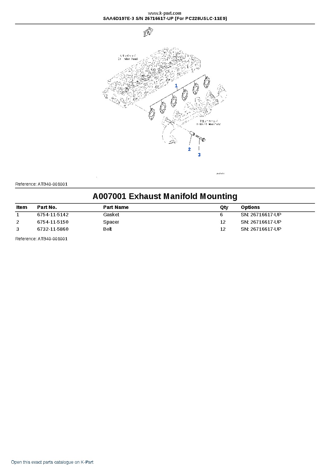 SAA6D107E-3 S/N 26716617-UP (For PC228USLC-11E0) – sample page 7