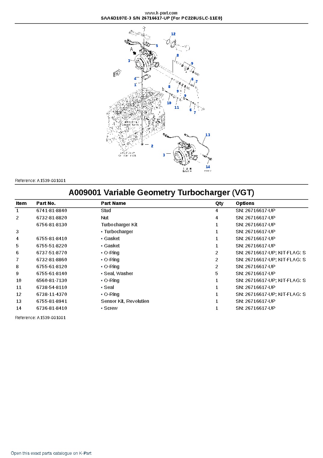 SAA6D107E-3 S/N 26716617-UP (For PC228USLC-11E0) – sample page 9