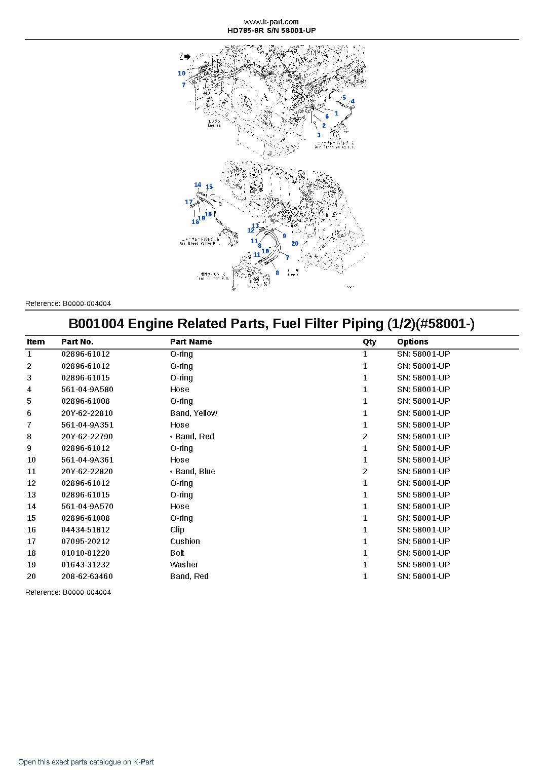 HD785-8R S/N 58001-UP – sample page 5