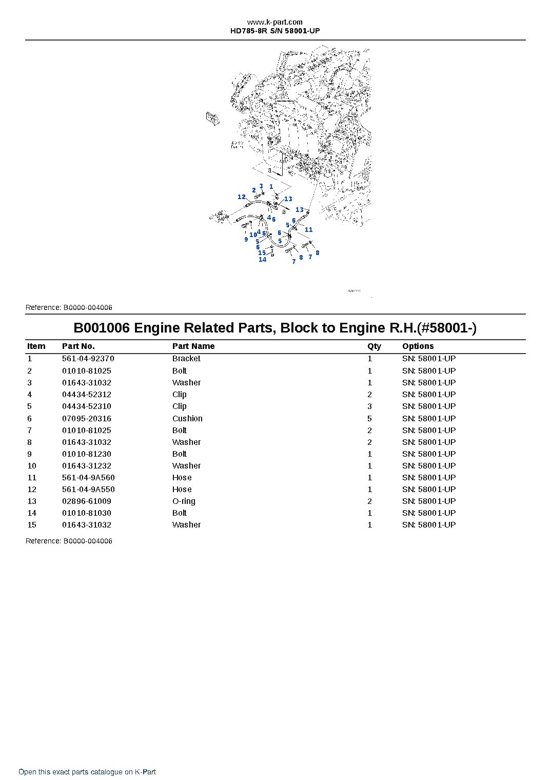 HD785-8R S/N 58001-UP – sample page 7