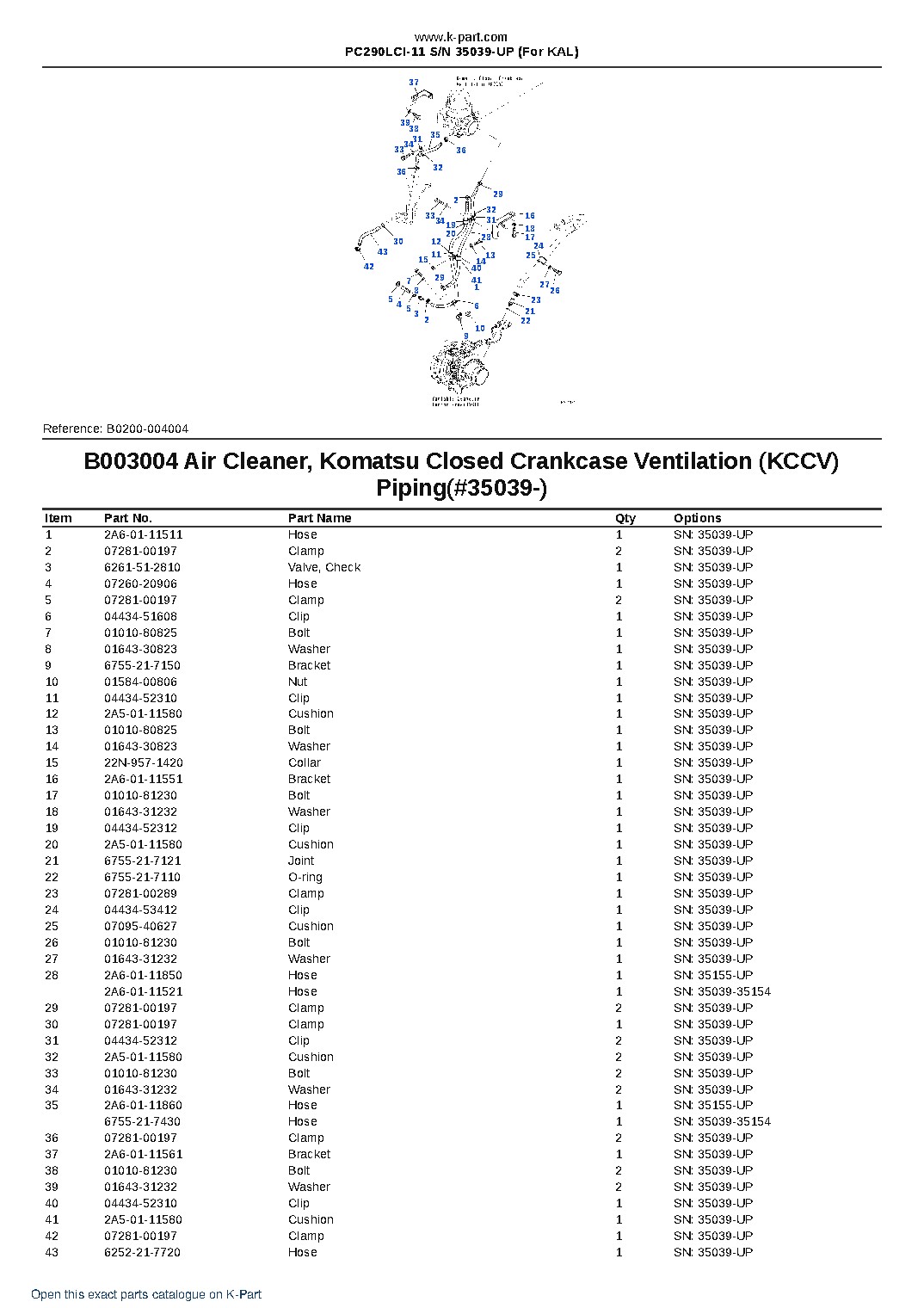PC290LCI-11 S/N 35039-UP (For KAL) – sample page 10 PC290LCI-11 S/N 35039-UP (For KAL) – sample page 10