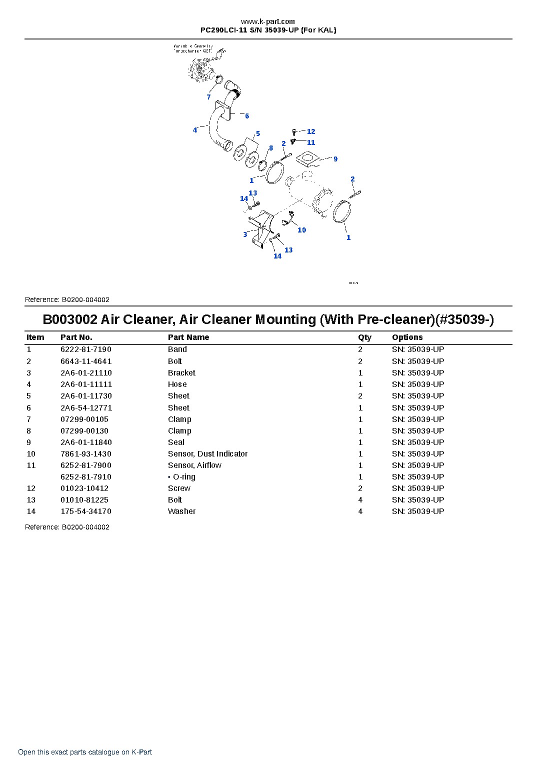 PC290LCI-11 S/N 35039-UP (For KAL) – sample page 8 PC290LCI-11 S/N 35039-UP (For KAL) – sample page 8