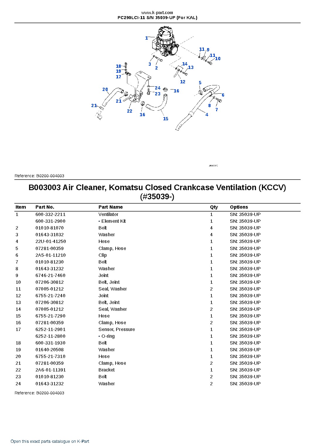 PC290LCI-11 S/N 35039-UP (For KAL) – sample page 9 PC290LCI-11 S/N 35039-UP (For KAL) – sample page 9