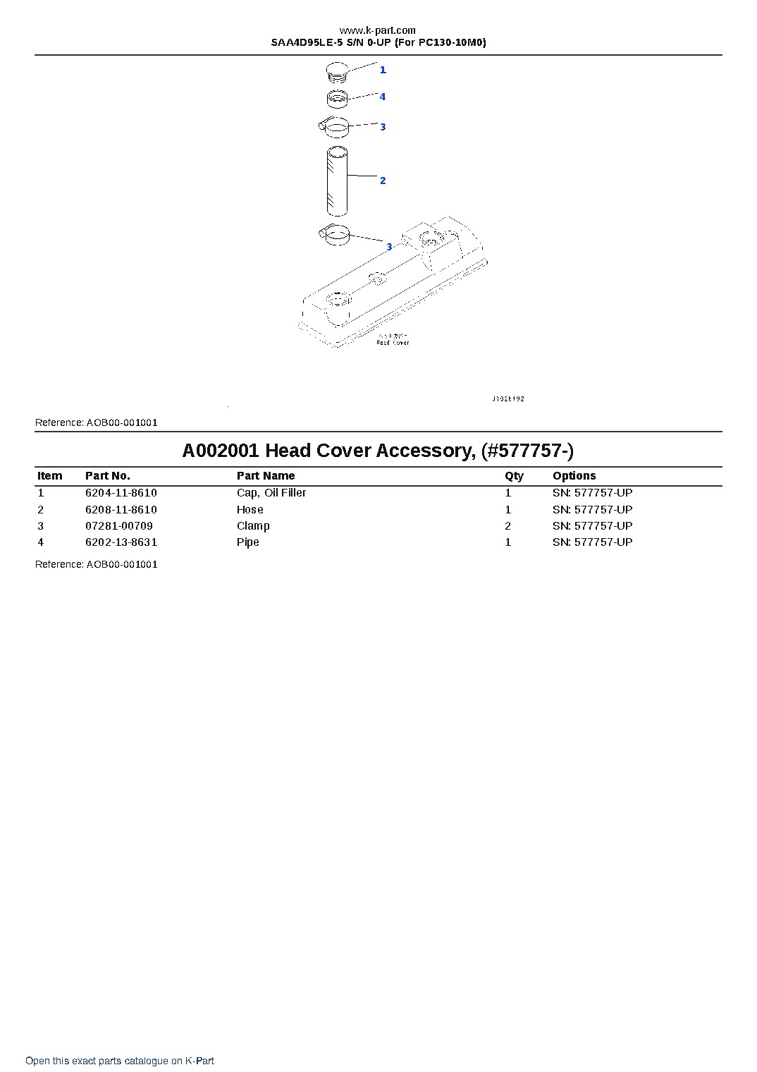 SAA4D95LE-5 S/N 0-UP (For PC130-10M0) – sample page 2