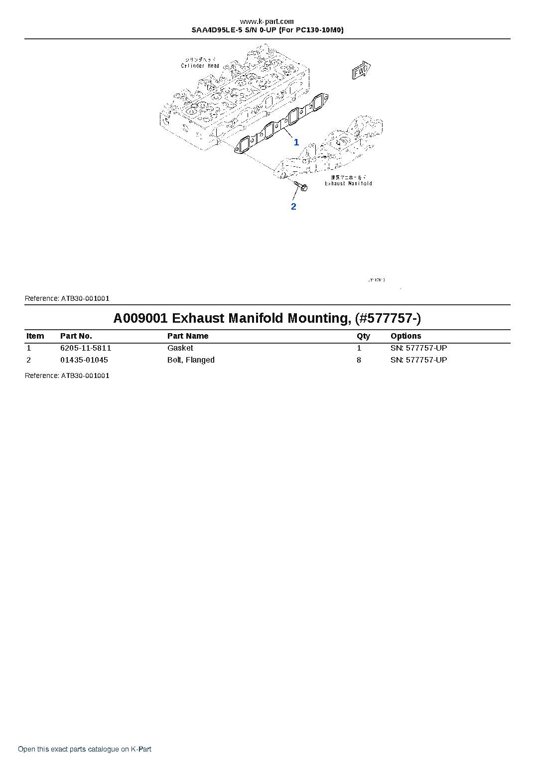 SAA4D95LE-5 S/N 0-UP (For PC130-10M0) – sample page 9