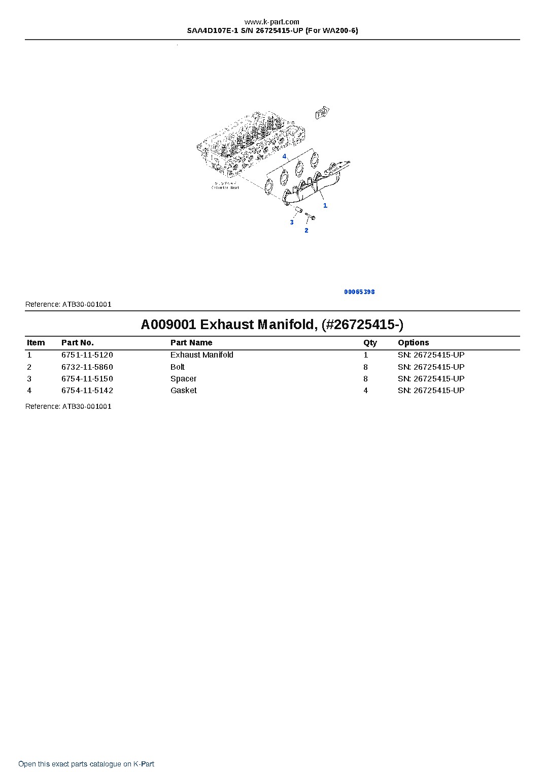 SAA4D107E-1 S/N 26725415-UP (For WA200-6) – sample page 10 SAA4D107E-1 S/N 26725415-UP (For WA200-6) – sample page 10