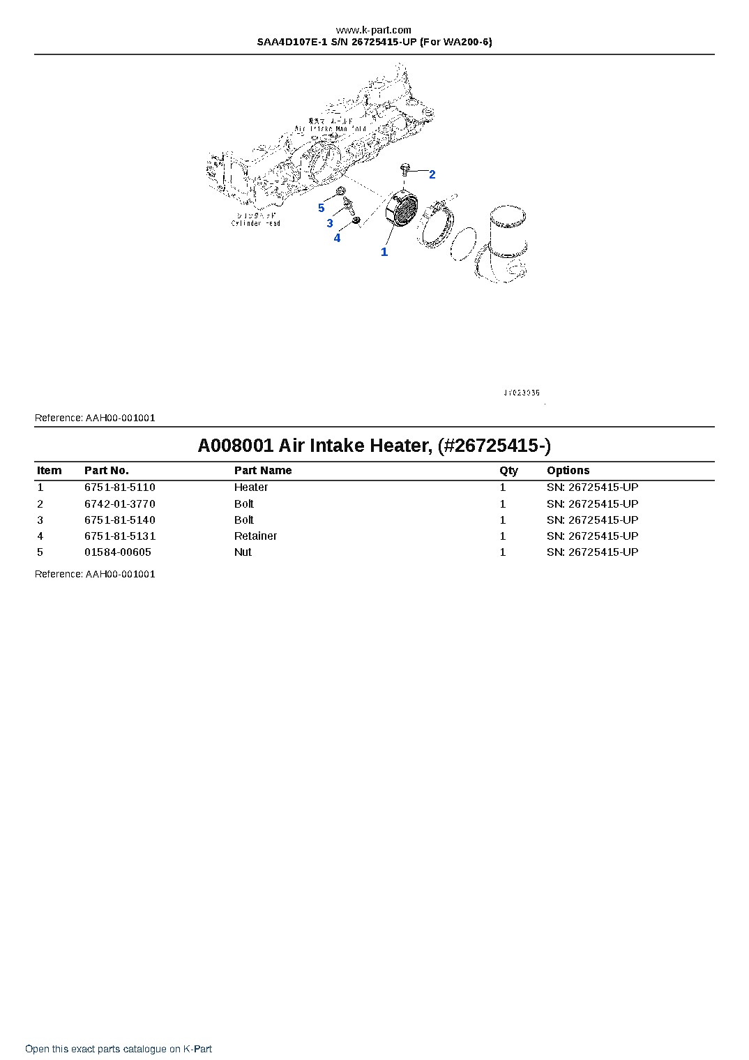 SAA4D107E-1 S/N 26725415-UP (For WA200-6) – sample page 9 SAA4D107E-1 S/N 26725415-UP (For WA200-6) – sample page 9