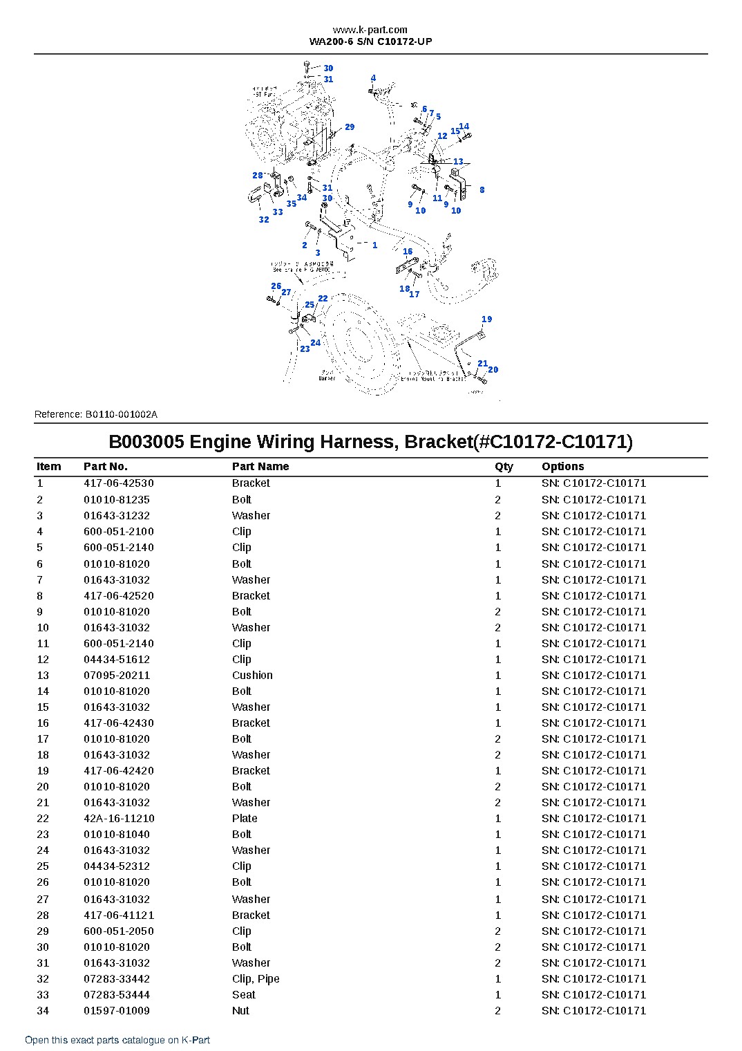 WA200-6 S/N C10172-UP – sample page 10 WA200-6 S/N C10172-UP – sample page 10