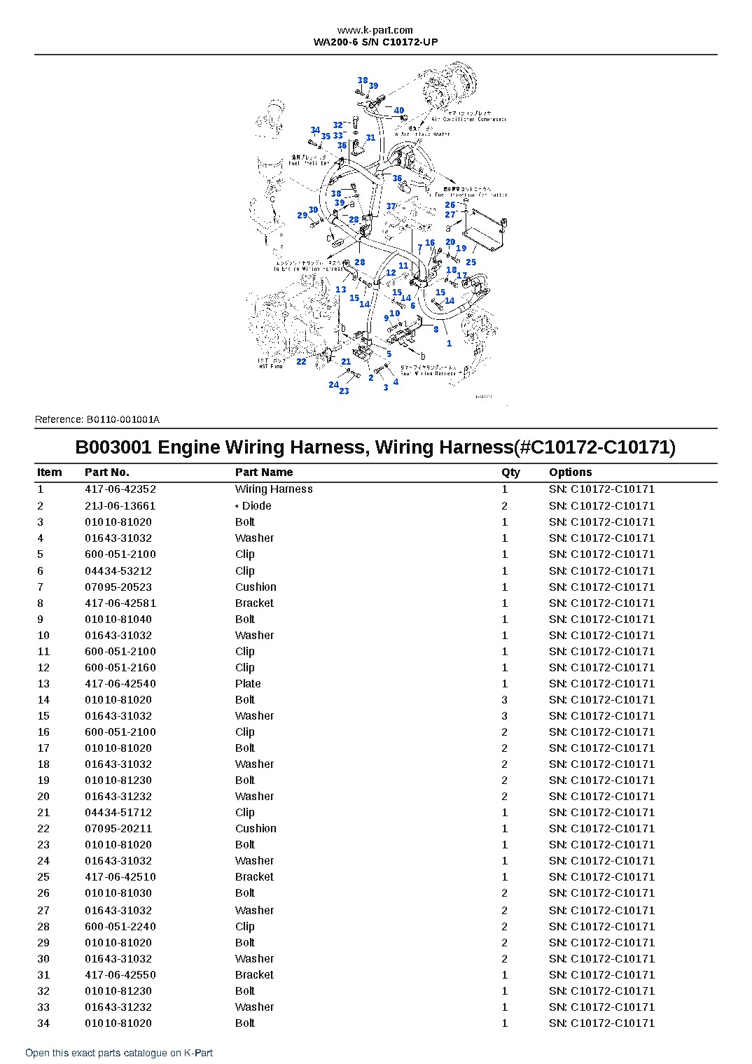 WA200-6 S/N C10172-UP – sample page 3 WA200-6 S/N C10172-UP – sample page 3